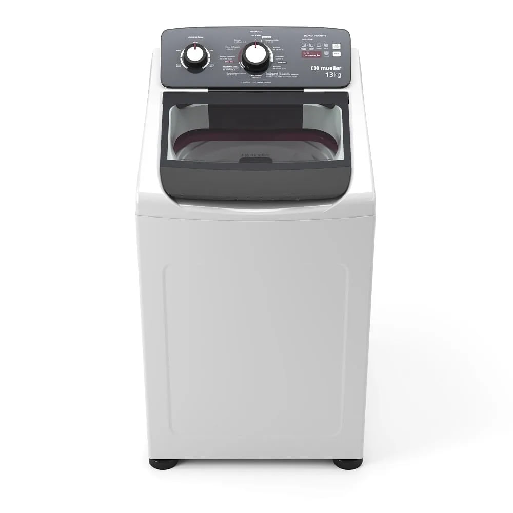 Lavadora de Roupas Automática Mueller 13Kg Ultracentrifugação e Ciclo Rápido Branca MLA13 – 127 Volts - Imagem 3